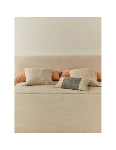 Cama desenfundable Blok crudo para colchón de 160 x 200 cm FSC Mix Credit - Kave Home