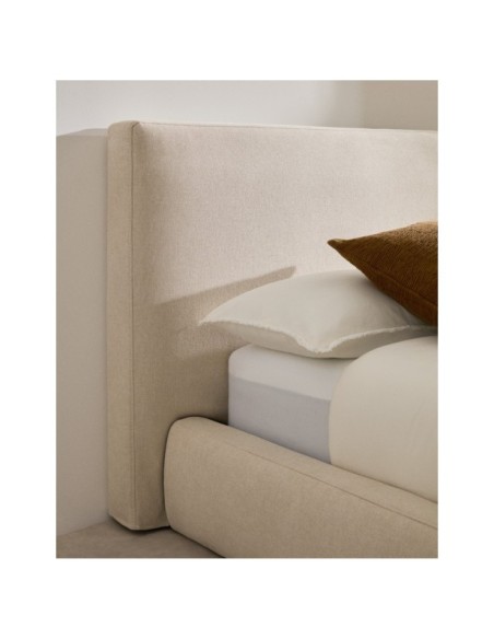 Cama desenfundable Blok crudo para colchón de 180 x 200 cm FSC Mix Credit - Kave Home