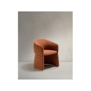 Silla Bosca de chenilla terracota - Kave Home