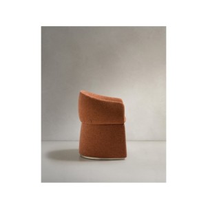 Silla Bosca de chenilla terracota - Kave Home 2