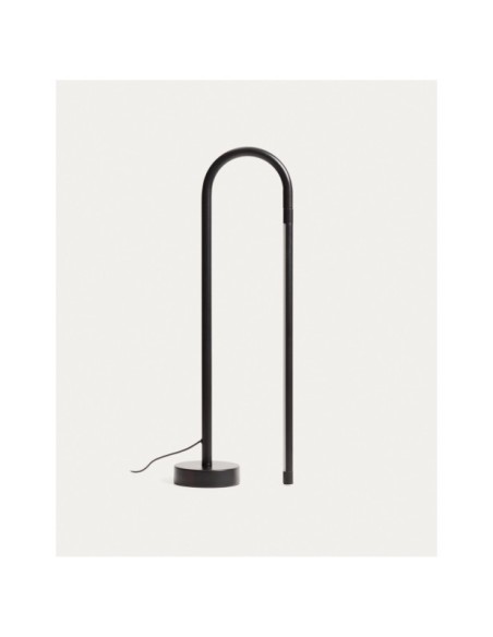 Lámpara de mesa Bow de aluminio negro - Kave Home