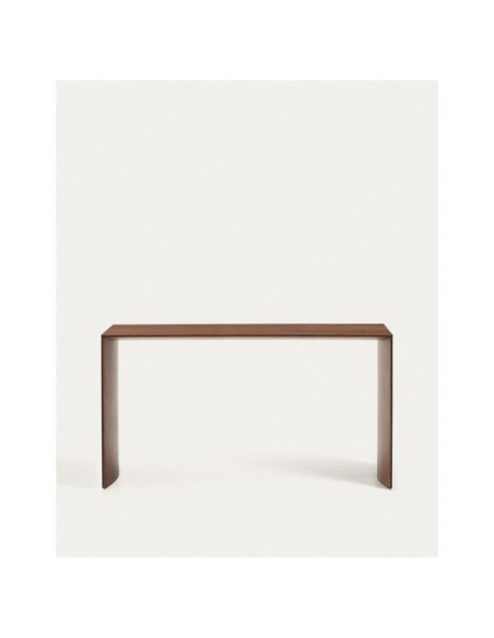 Mesa de trabajo Litto de chapa de nogal FSC Mix Credit 140 x 60 cm - Kave Home