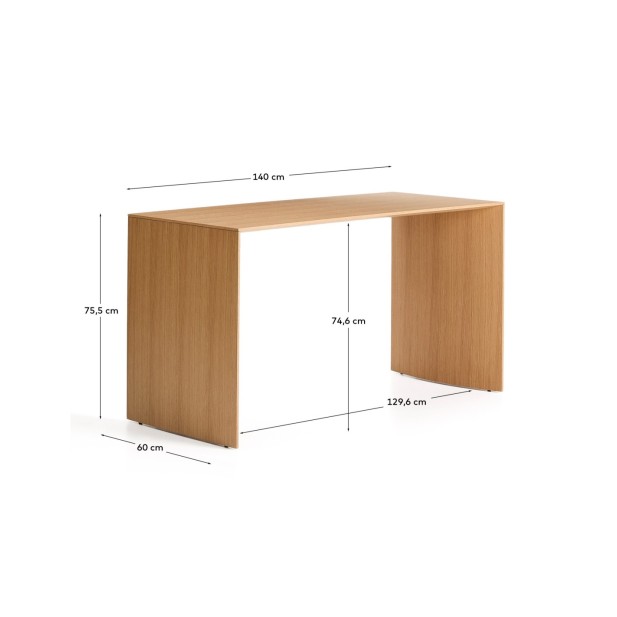 Mesa de trabajo Litto de chapa de...