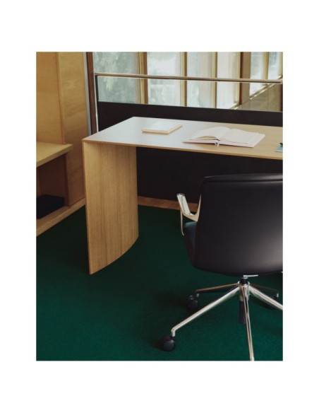 Mesa de trabajo Litto de chapa de roble FSC Mix Credit 140 x 60 cm - Kave Home