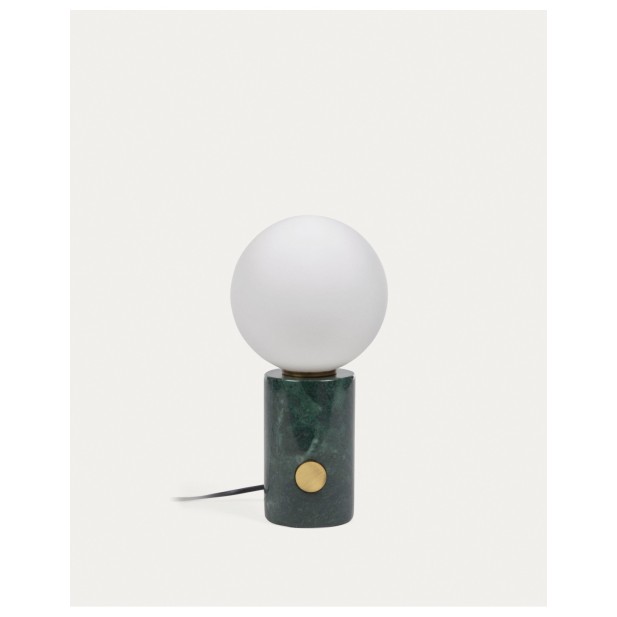 Lámpara de mesa Lonela de mármol con...