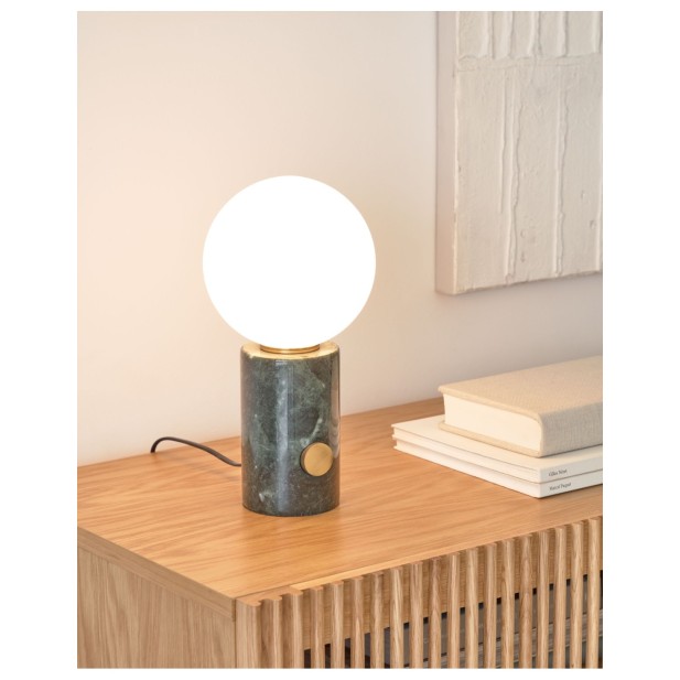 Lámpara de mesa Lonela de mármol con...