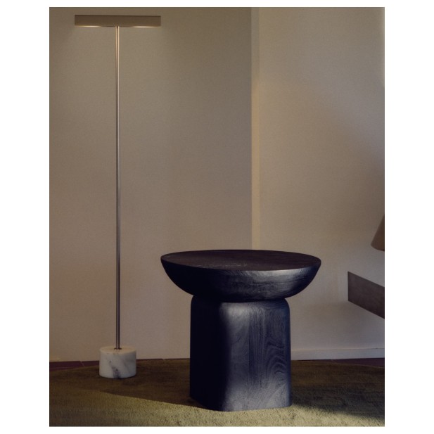 Lámpara de pie Lynor de acero...