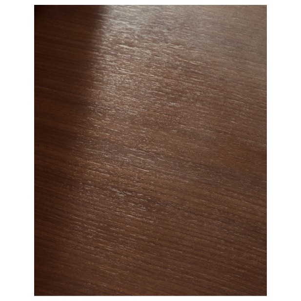 Mesa Melvar de chapa de nogal y patas...