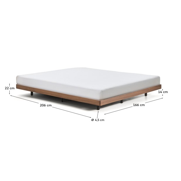 Base Norlen de chapa de nogal con...