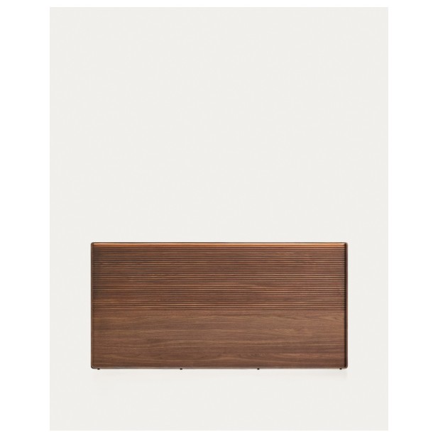 Cabecero Norlen de chapa de nogal con...