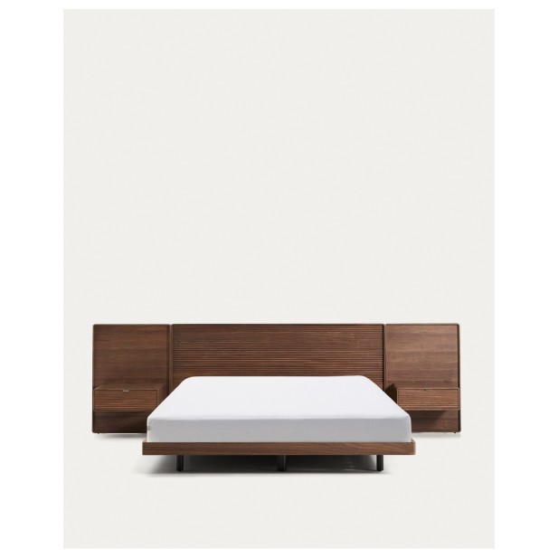 Cama Norlen con 2 mesitas de noche de...