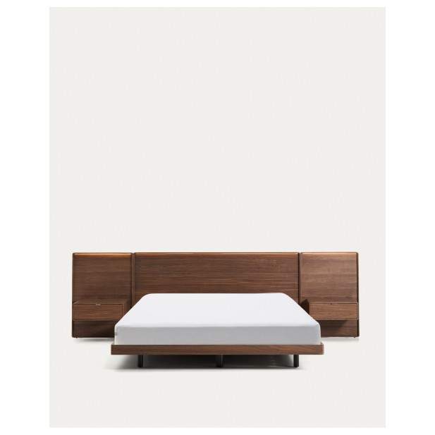 Cama Norlen con 2 mesitas de noche de...