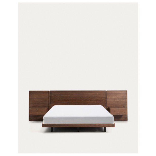 Cama Norlen con 2 mesitas de noche de...