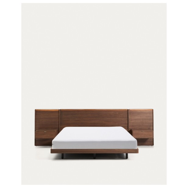 Cama Norlen con 2 mesitas de noche de...