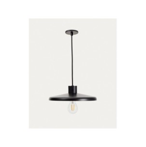 Lámpara de techo Nuvira de acero negro satinado - Kave Home