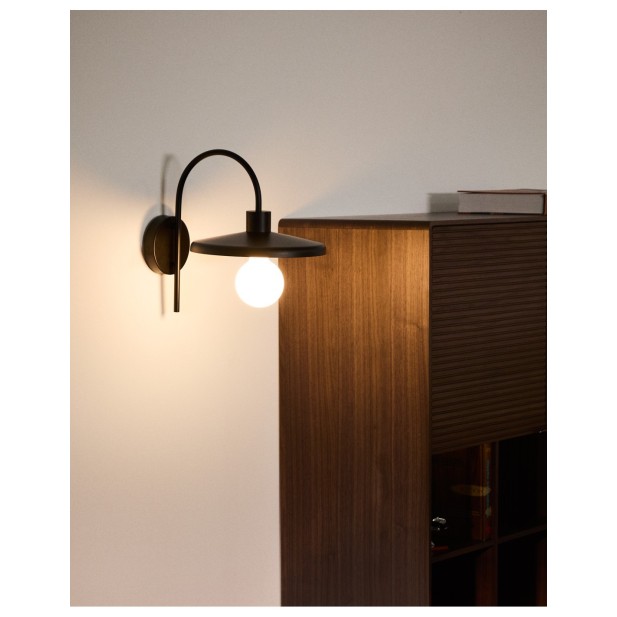 Aplique de pared Nuvira de acero...