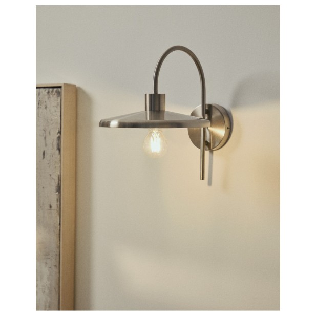 Aplique de pared Nuvira de acero...