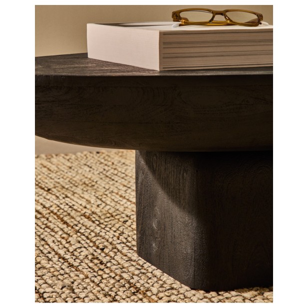 Mesa de centro Ovak de madera maciza...