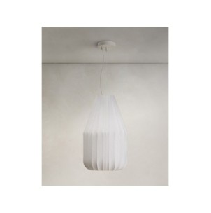 Lámpara de techo Somar de fibras sintéticas y varillas de...