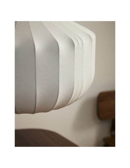 Lámpara de techo Somar de fibras sintéticas y varillas de acero Ø30 cm - Kave Home