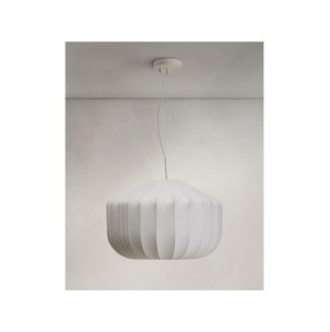 Lámpara de techo Somar de fibras sintéticas y varillas de...