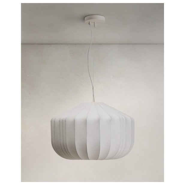 Lámpara de techo Somar de fibras...