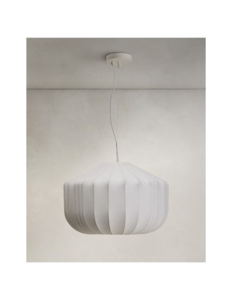 Lámpara de techo Somar de fibras sintéticas y varillas de acero Ø51 cm - Kave Home