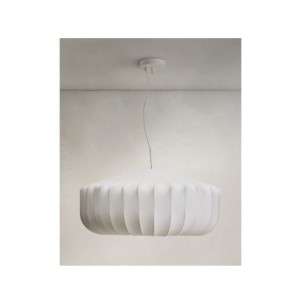 Lámpara de techo Somar de fibras sintéticas y varillas de...