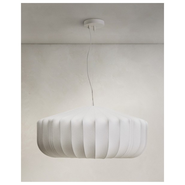 Lámpara de techo Somar de fibras...