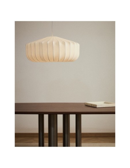 Lámpara de techo Somar de fibras sintéticas y varillas de acero Ø76 cm - Kave Home