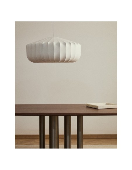 Lámpara de techo Somar de fibras sintéticas y varillas de acero Ø76 cm - Kave Home