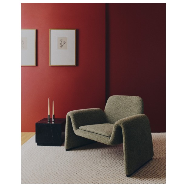 Mesa auxiliar Sorein de mármol negro...