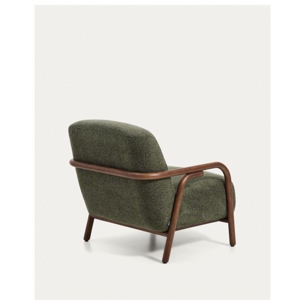 Butaca Sylo de chenilla verde oscuro...