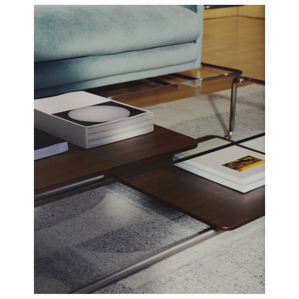 Mesa de centro Tarsel, cristal...