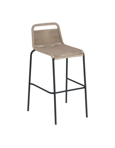 Taburete Lambton beige altura 74 cm - Kave Home