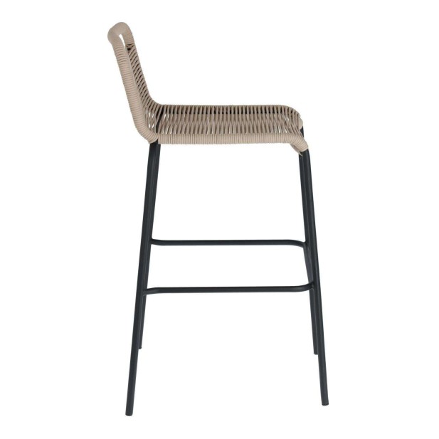 Taburete Lambton beige altura 74 cm - Kave Home