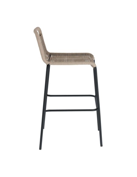 Taburete Lambton beige altura 74 cm - Kave Home