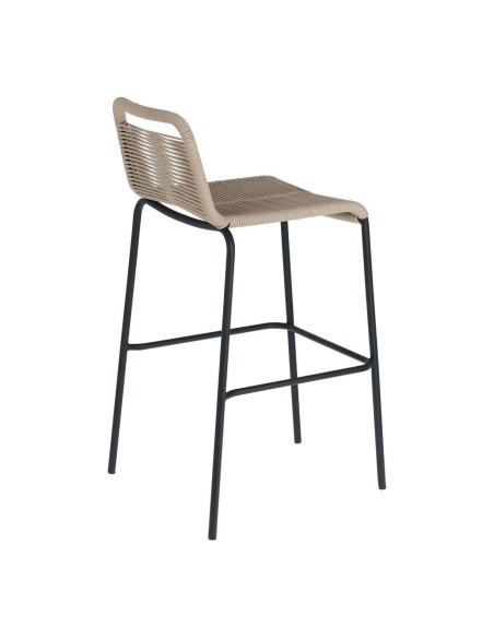 Taburete Lambton beige altura 74 cm - Kave Home