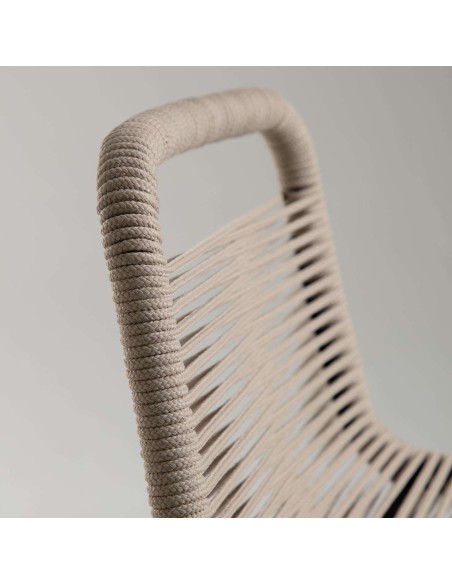 Taburete Lambton beige altura 74 cm - Kave Home