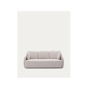 Sofá cama Laira 3 plazas de chenilla crudo 225 cm FSC Mix...