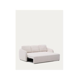 Sofá cama Laira 3 plazas de chenilla crudo 225 cm FSC Mix... 2
