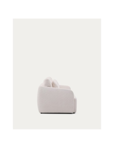 Sofá cama Laira 3 plazas de chenilla crudo 225 cm FSC Mix Credit - Kave Home