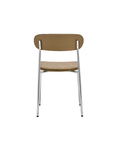 Set 2 Sillas POVA, Cromo / Caqui - House Doctor