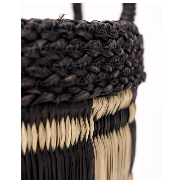 Set 3 Cestas BASKED, Negro / Natural...