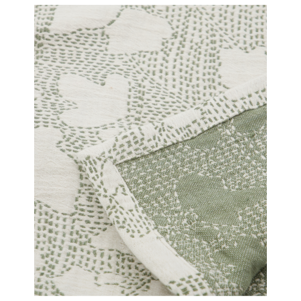 Colcha MORI, Blanco Roto / Caqui -...