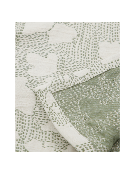 Colcha MORI, Blanco Roto / Caqui - House Doctor