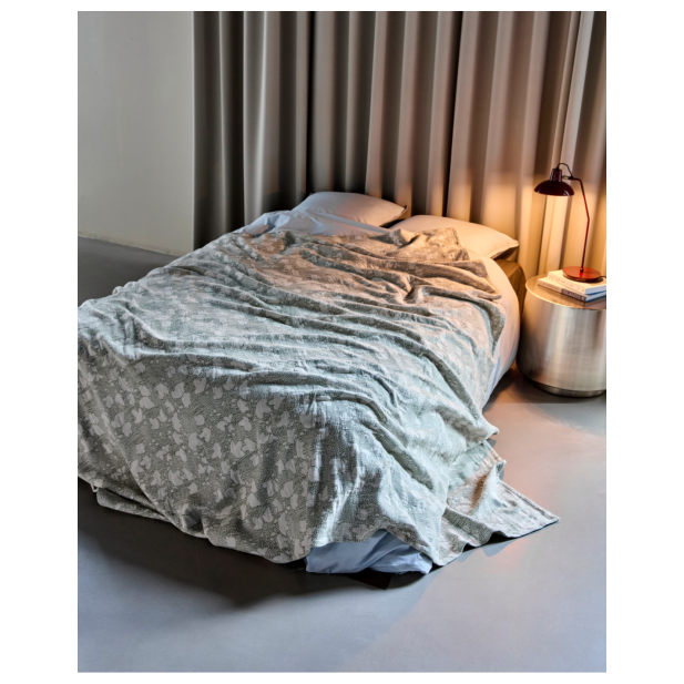 Colcha MORI, Blanco Roto / Caqui -...