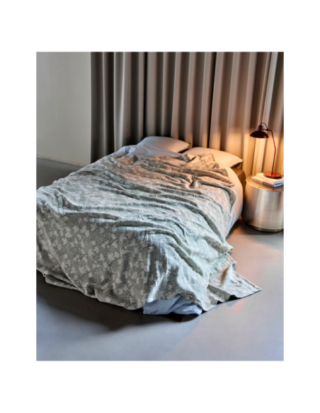 Colcha MORI, Blanco Roto / Caqui - House Doctor