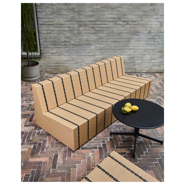 Sofá JASS, Natural / Negro - House...