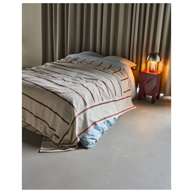 Colcha NULA, Blanco Roto / Marrón -...